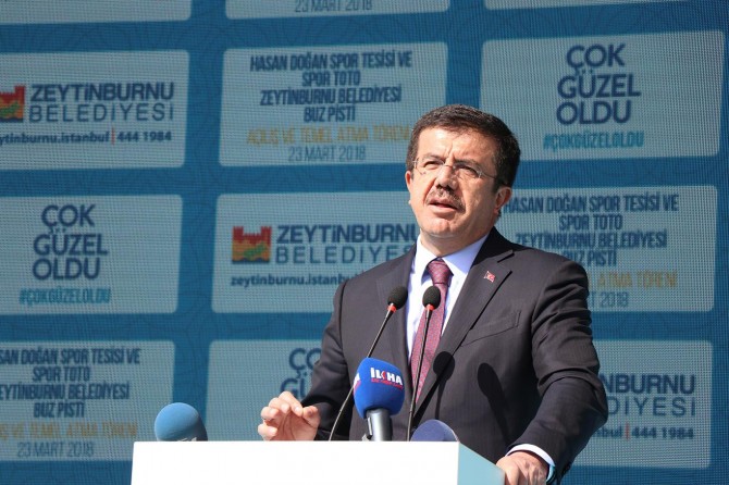 Bakan Zeybekci spor kompleksi açılışına katıldı