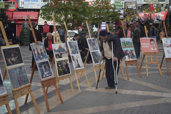 HÜDA PAR Malatya'da "Dünya mustazafları" sergisi