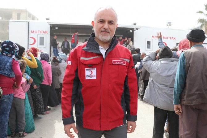 Afrin’de insani yardım çalışmalarına hız verildi