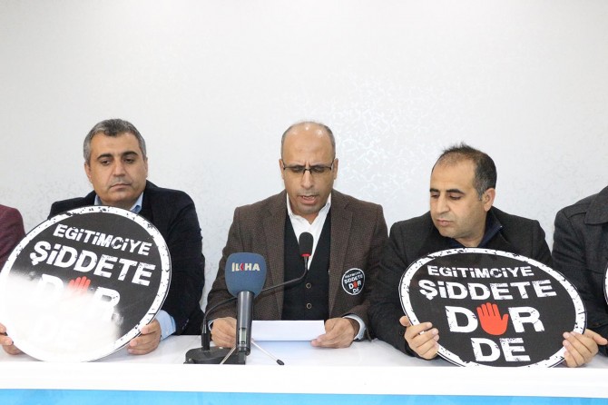 "Öğretmene şiddet artık son bulmalı"