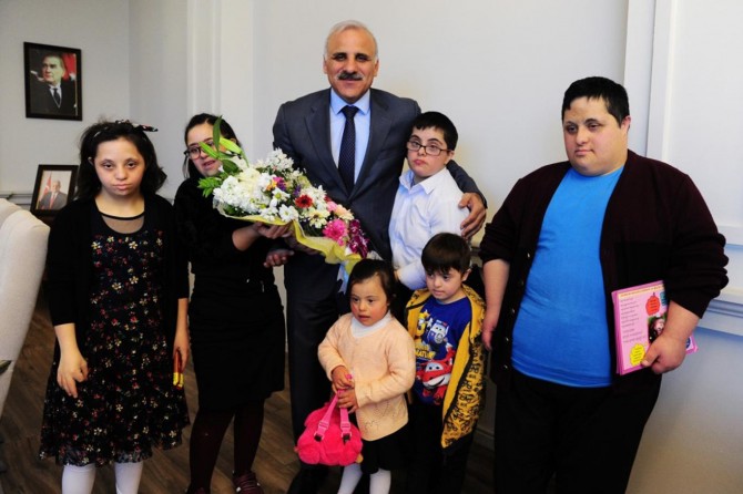 DOWN Sendromlu Çocuklar Zorluoğlu ’nu ziyaret etti