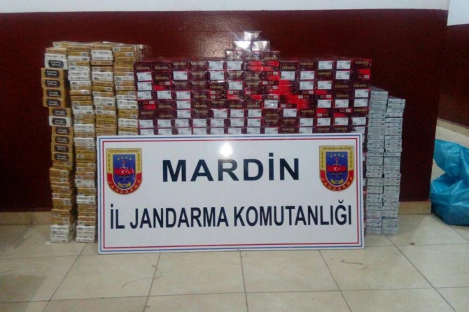 Mardin'de sigara kaçakçılarına operasyon