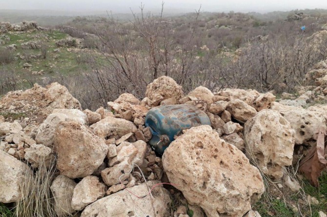 Nusaybin'de el yapımı patlayıcı bulundu