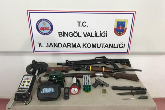 Bingöl’de izinsiz kazı operasyonu: 6 gözaltı