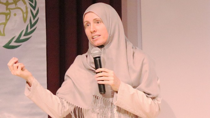 "I met the most beautiful human being, Muhammad and became a Muslim"