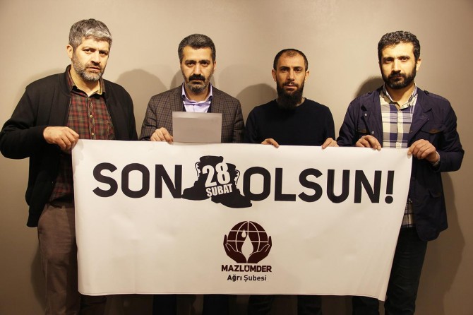 "28 Şubat yargılanmalarına meşru yargılama muamelesi yapmak açık zulümdür"