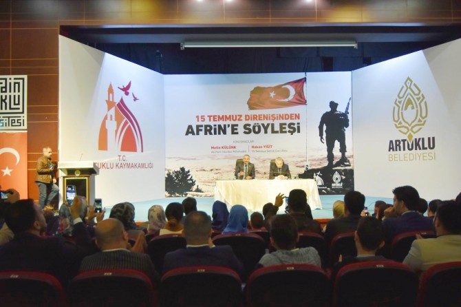 Mardin'de "15 Temmuz'dan Afrin'e" söyleşisi