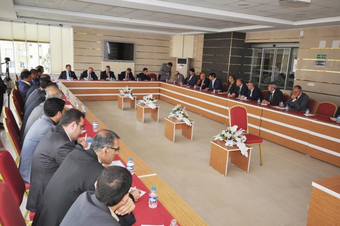 Daire Başkanı Baş, Batman'da ziyaretlerde bulundu