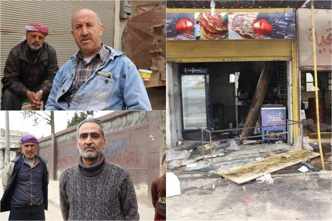 Afrinlilerden ÖSO'ya "yağma" tepkisi