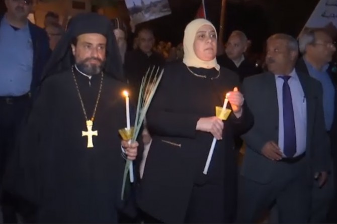 Li Ramallahê sîyonîst hatin protestokirin