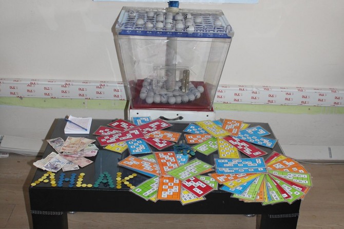 Kumar oynatılan 14 iş yeri kapatıldı