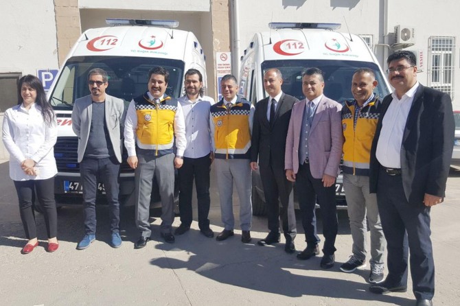 Mardin'de 2 yeni ambulans hizmete girdi