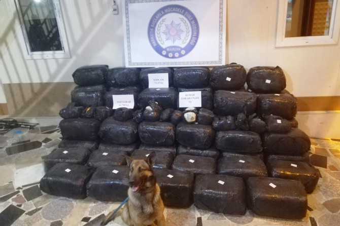 Mardin’de drone destekli esrar operasyonu