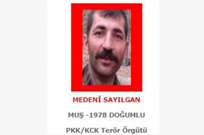 PKKyîyê di listeya sor de dihat lêgerîn hat kuştin