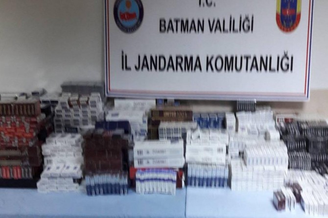 Batman'da gümrük kaçağı sigara ele geçirildi