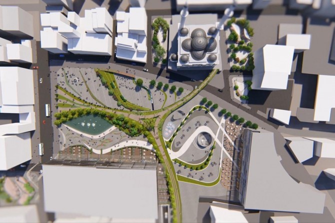 Van Büyükşehirden Kent Meydanı projesi