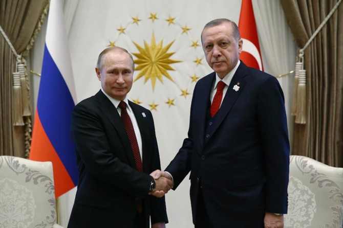 Erdoğan ve Putin Suriye'yi görüştü