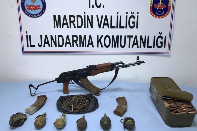 Mardin'de silah ve mühimmat ele geçirildi