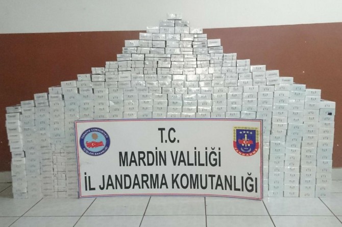 Mardin’de kaçak sigara operasyonu