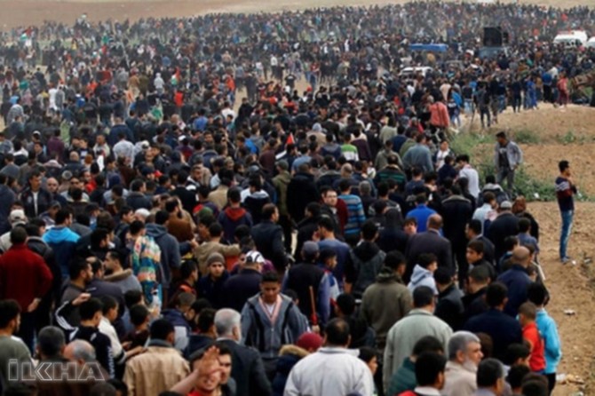 Occupation zionist massacre continues in Palestine: 32 martyred 2,850 injured