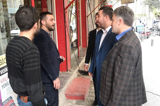 HÜDA PAR'dan Kilis esnafına ziyaret
