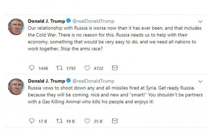 Trump Rûsyayê tehdîd kir: Ew ê mûşek bên!