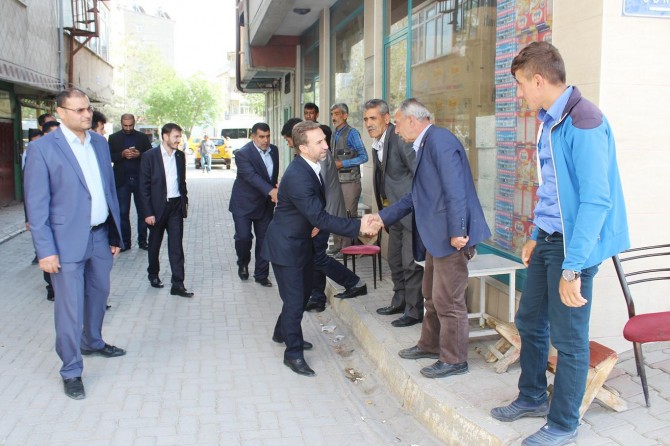 HÜDA PAR’ dan Kovancılar esnafına ziyaret