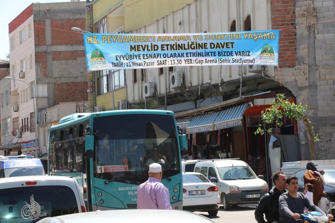 Şanlıurfa Mewlid etkinliğine hazırlanıyor