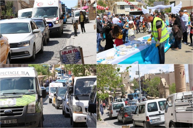 Güvercin festivali trafik çilesi ve yemek israfına dönüştü