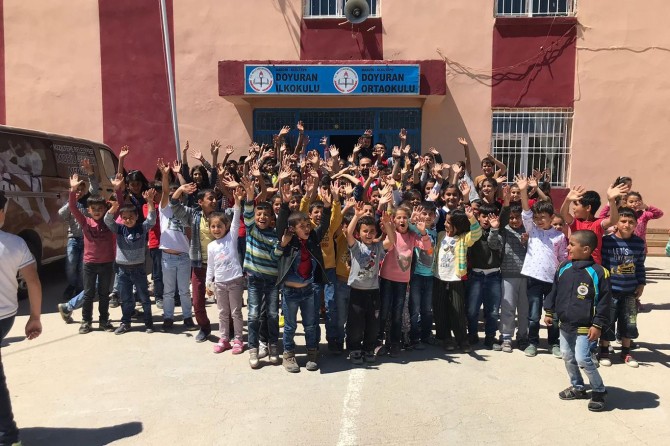 Gezici Gençlik Merkezi köy okullarında