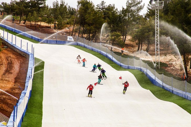 Gaziantep'te 4 mevsim kayak