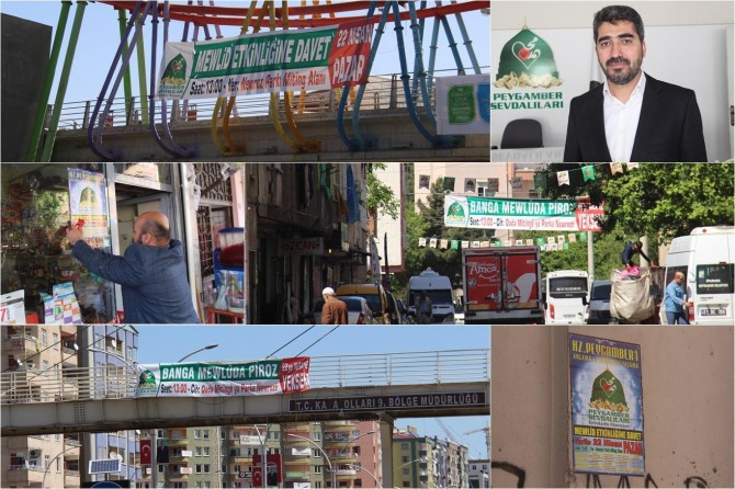 Diyarbakır Mewlid-i Nebi etkinliğine hazırlanıyor