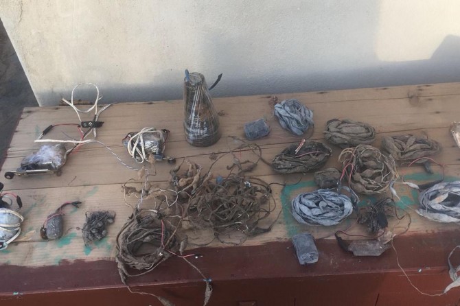 Afrin'de 12 adet patlayıcı düzenek bulundu