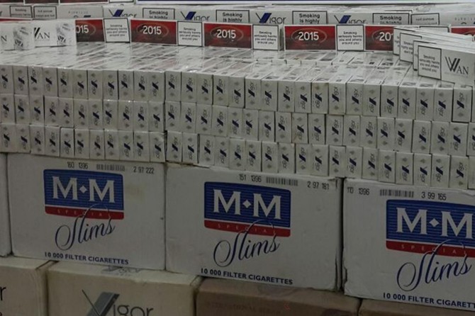 Elâzığ merkezli kaçak sigara operasyonu: 8 Gözaltı