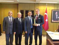 Orman Ürünleri İhracatçılarından Sever'e Ziyaret