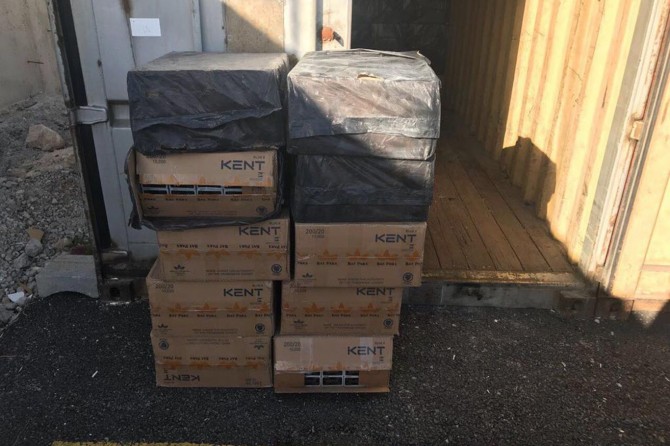 Van’da kaçak sigara operasyonu