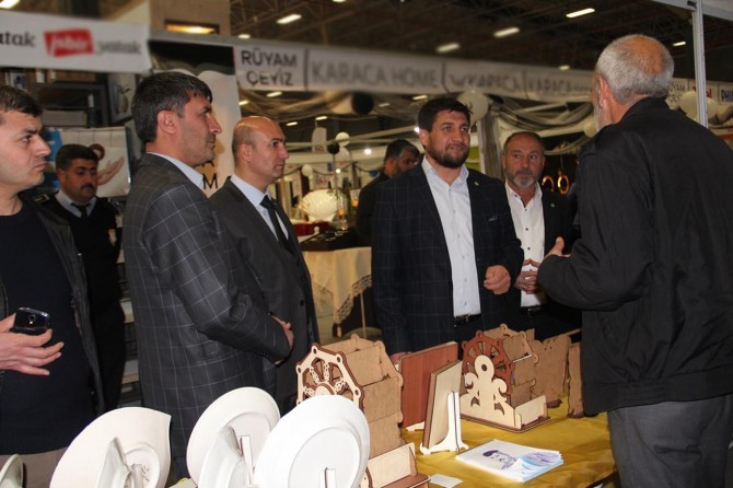 HÜDA PAR heyetindenevlilik fuarına ziyaret