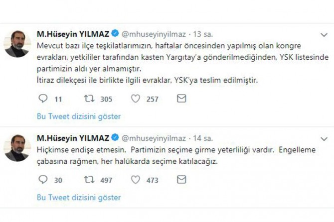 HUDA PAR ji qerara Lijneya Hilbijartina Bilind re bertek nîşan da
