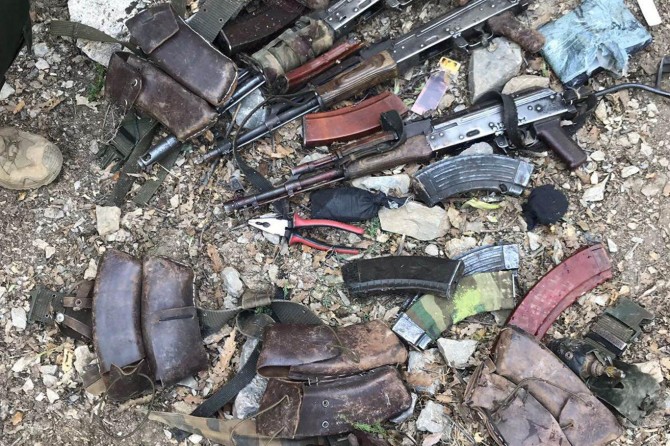 Tunceli'de 9 sığınak imha edildi