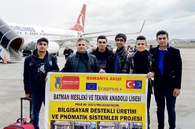 Batmanlı öğrenciler staj için Romanya’ya gidecek