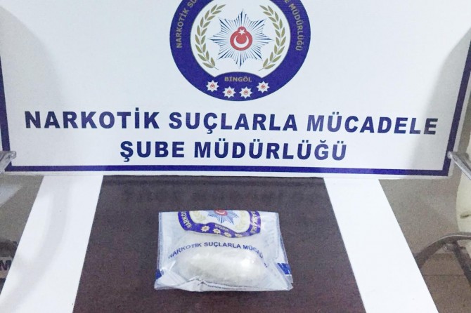 Bingöl'de uyuşturucu madde ele geçirildi