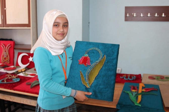 İmam hatipli öğrenciler hünerlerini sergiledi