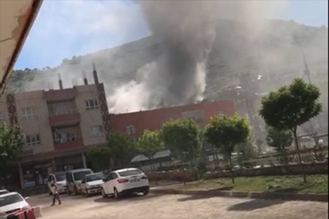 Batman Gercüş'te evde çıkan yangın korkuttu