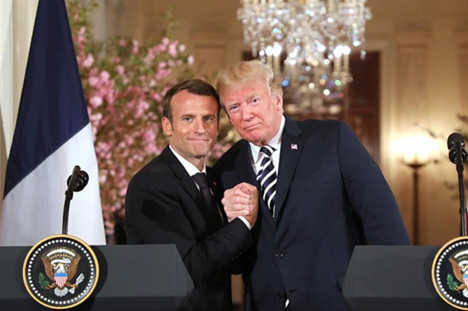 Macron: Trump, İran ile anlaşmayı bozabilir
