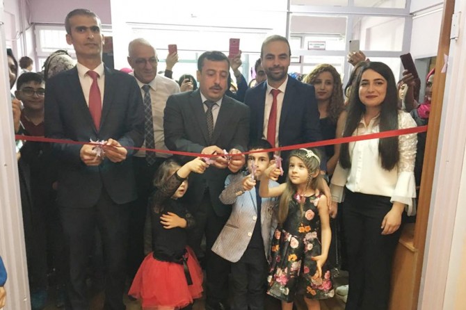 Nusaybin’de minik kalpler sergisi açıldı