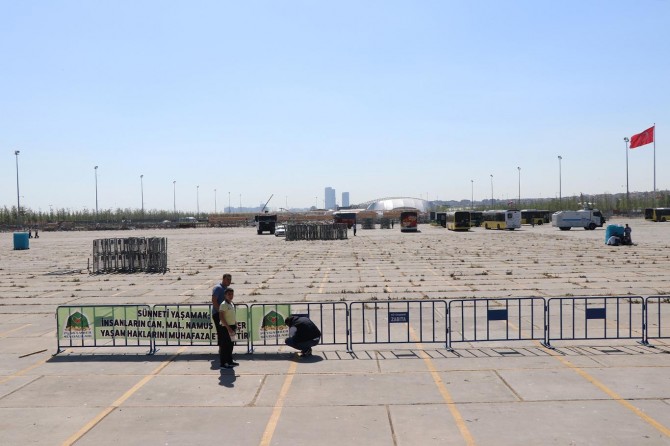 İstanbul büyük Mewlid etkinliği için hazır