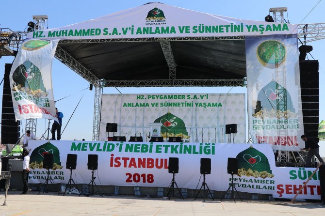 İstanbul mevlid etkinliğine hazır