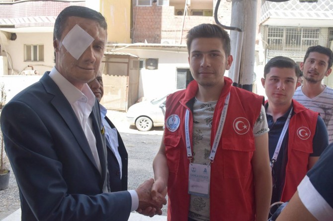 Öğrencilerden dezavantajlı kişilere ziyaret