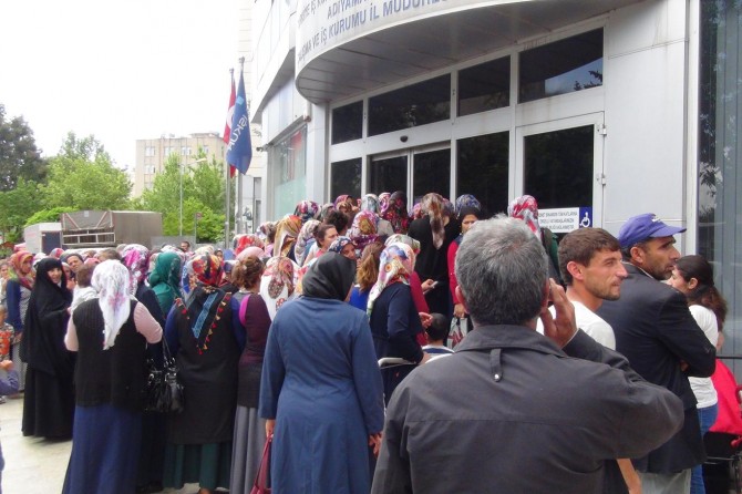 Adıyaman'da İŞKUR yoğunluğu