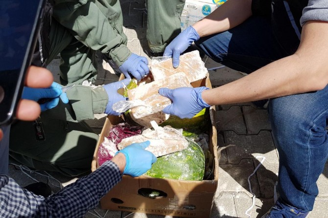 65 kilo eroînê ku di nav zebeşan de hatibû veşartin hat bidestxistin